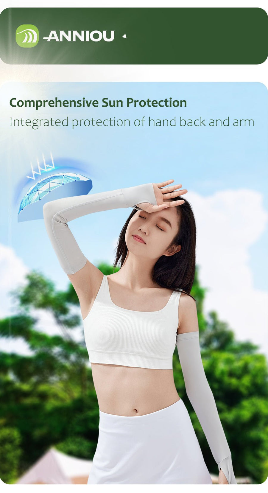 2 in 1 UV Protection Cooling Arm Sleeves - Sidiou Group