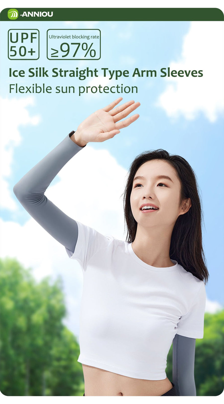 2 in 1 UV Protection Cooling Arm Sleeves - Sidiou Group