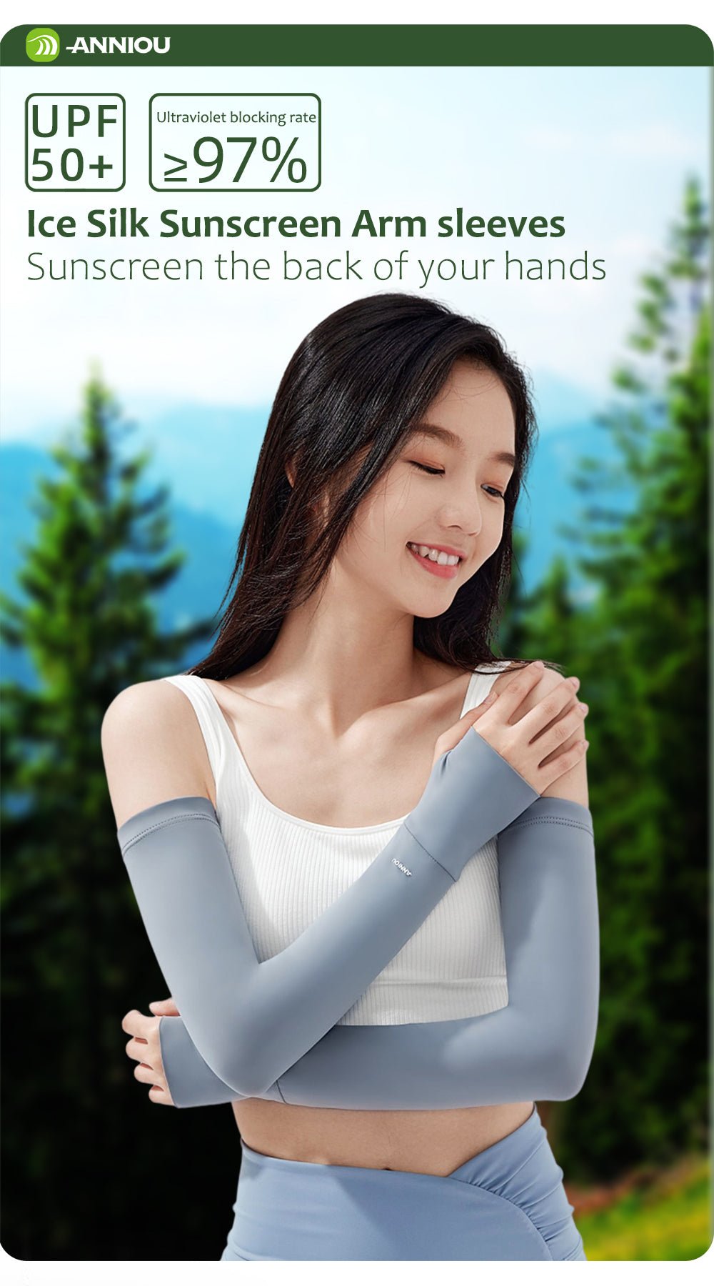 2 in 1 UV Protection Cooling Arm Sleeves - Sidiou Group