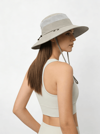 UPF 50+ Bucket Hat with Face & Neck Cover