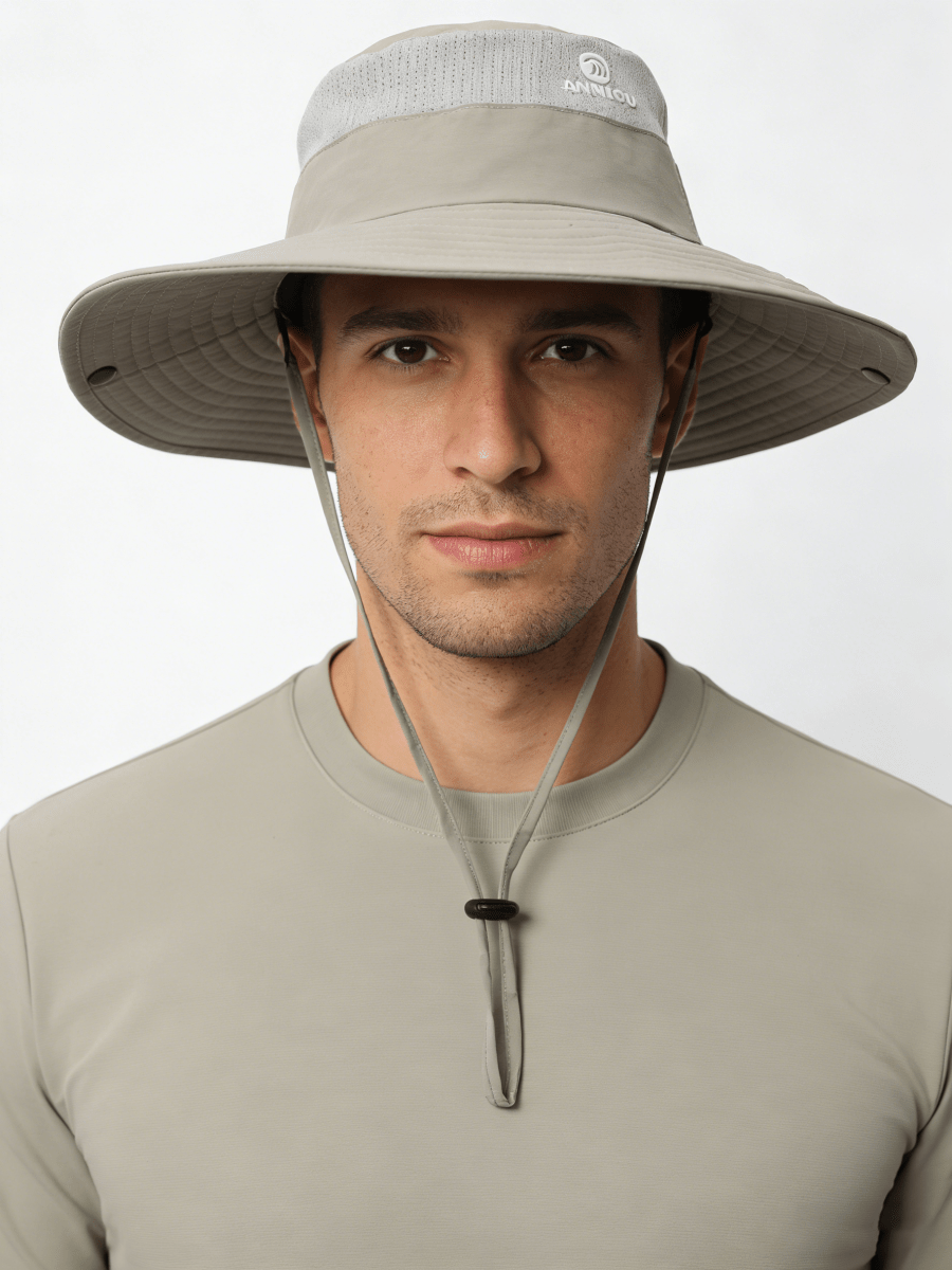 UPF 50+ Bucket Hat with Face & Neck Cover