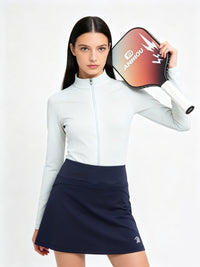 UPF 50+ High-Waist Pickleball Skort