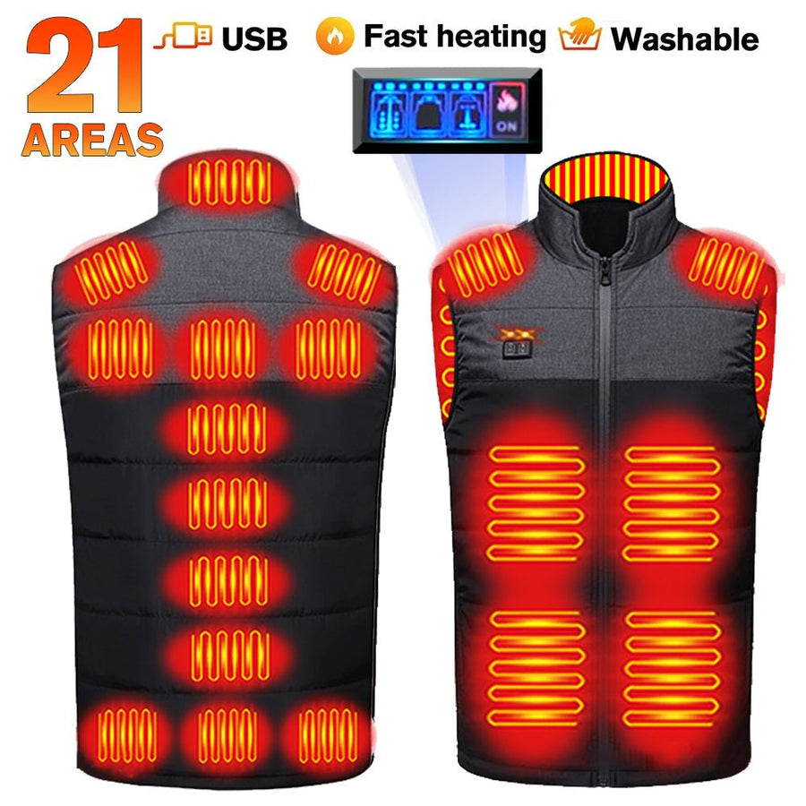 21 Area Heated Vest Jacket - Sidiou Group