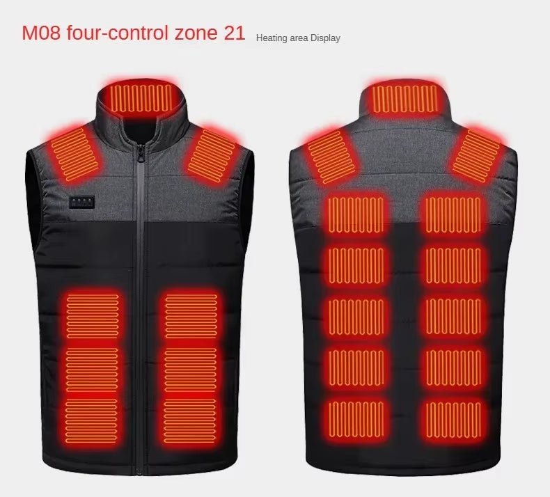 21 Area Heated Vest Jacket - Sidiou Group