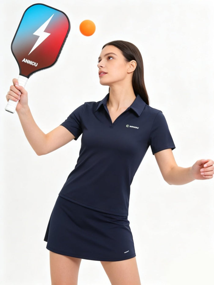 Top corto da yoga a maniche corte UPF 50+