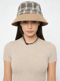 UPF 50+ Plaid Bucket Hat