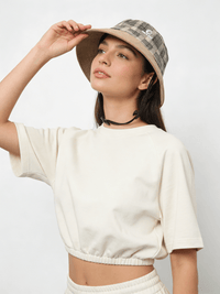 UPF 50+ Plaid Bucket Hat