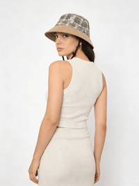 UPF 50+ Plaid Bucket Hat