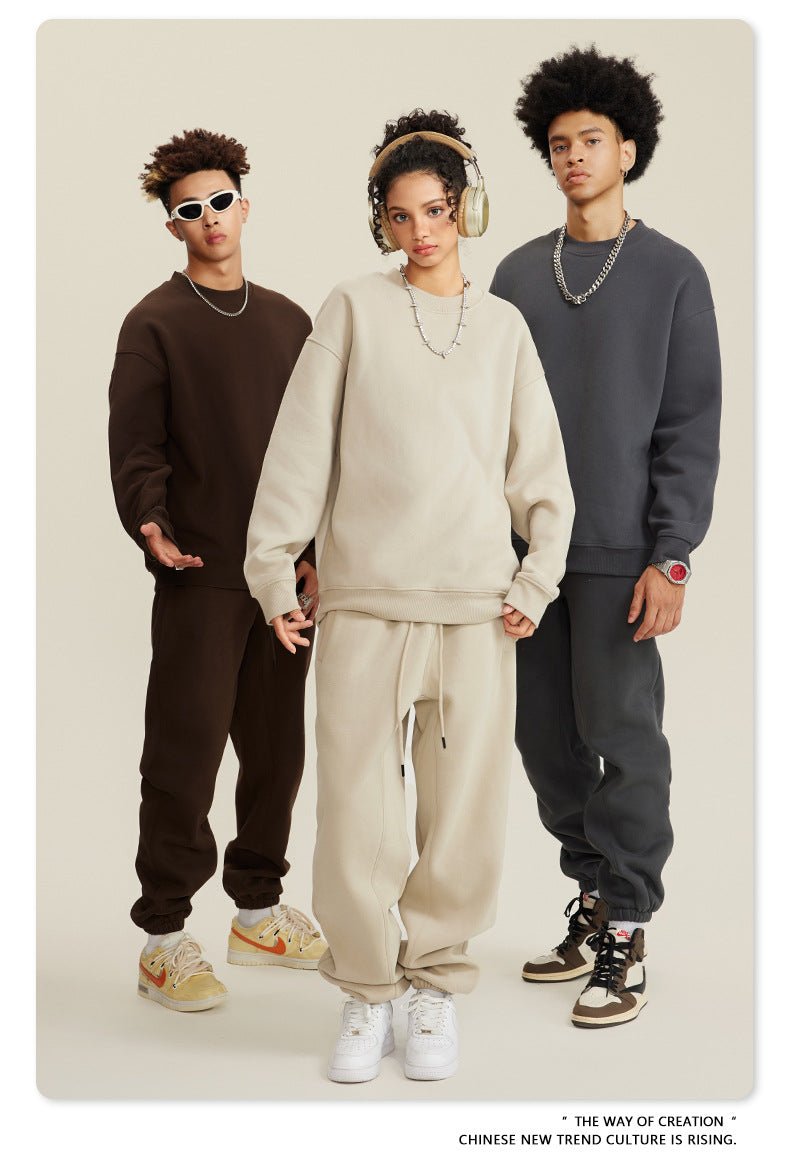Fleece Sweatshirt and Sweatpants Set