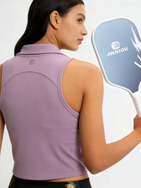 Sleeveless Pickleball Polo Top