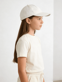UPF 50+ Kids Cotton Baseball Cap