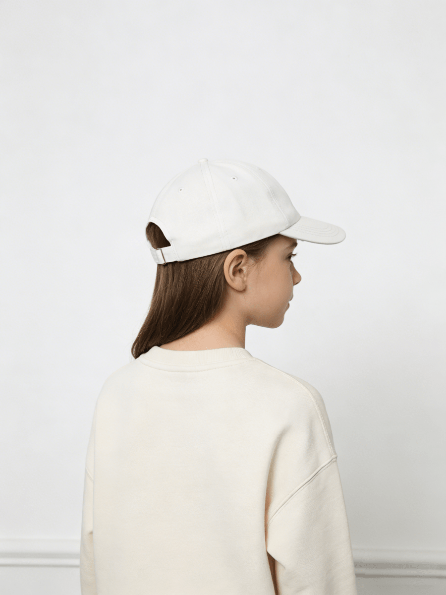 UPF 50+ Kids Cotton Baseball Cap