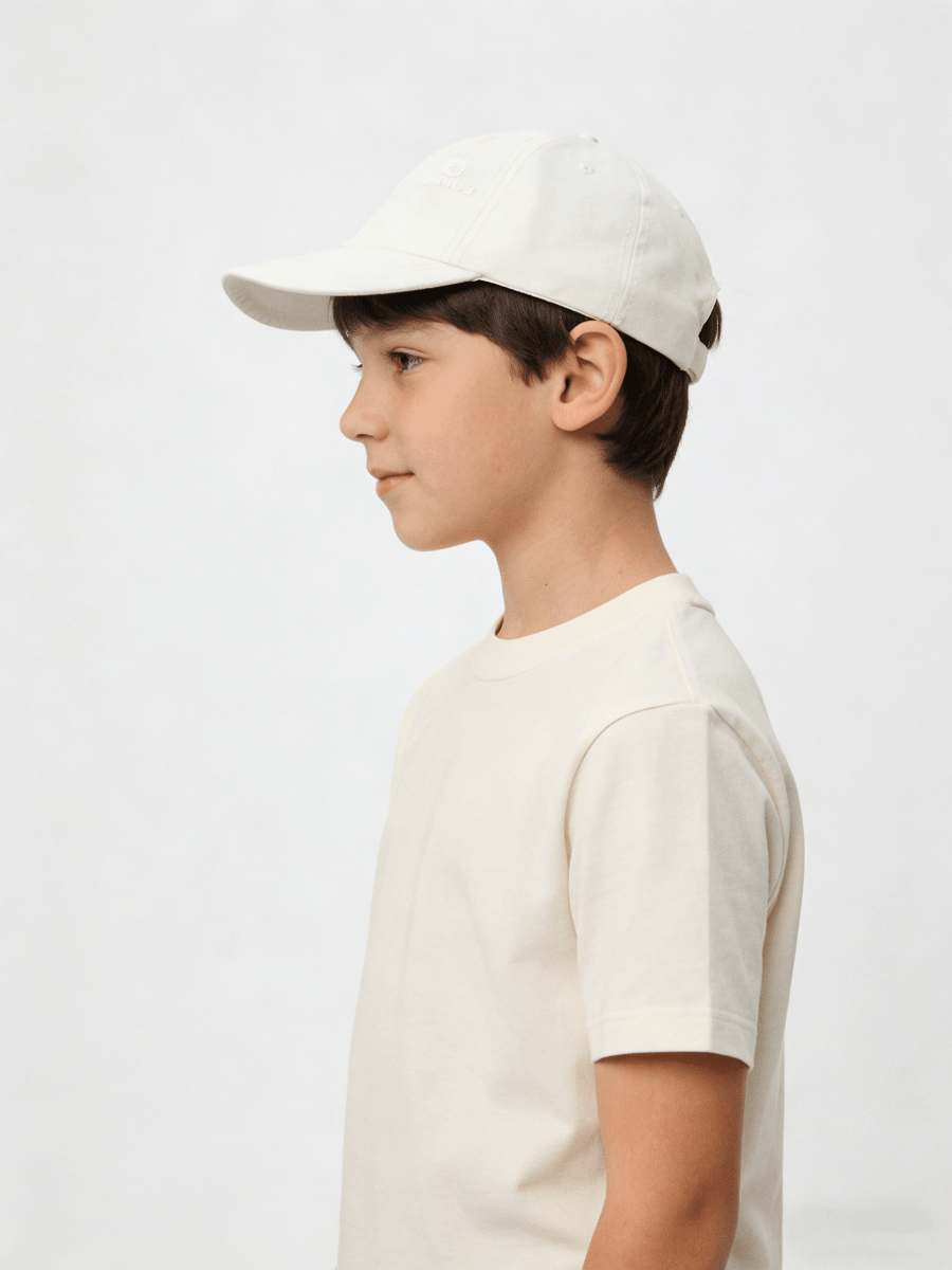 UPF 50+ Kids Cotton Baseball Cap