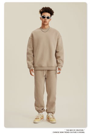 Fleece Sweatshirt and Sweatpants Set