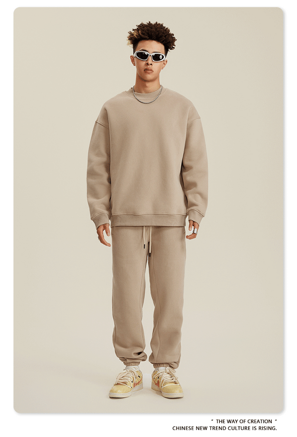 Fleece Sweatshirt and Sweatpants Set