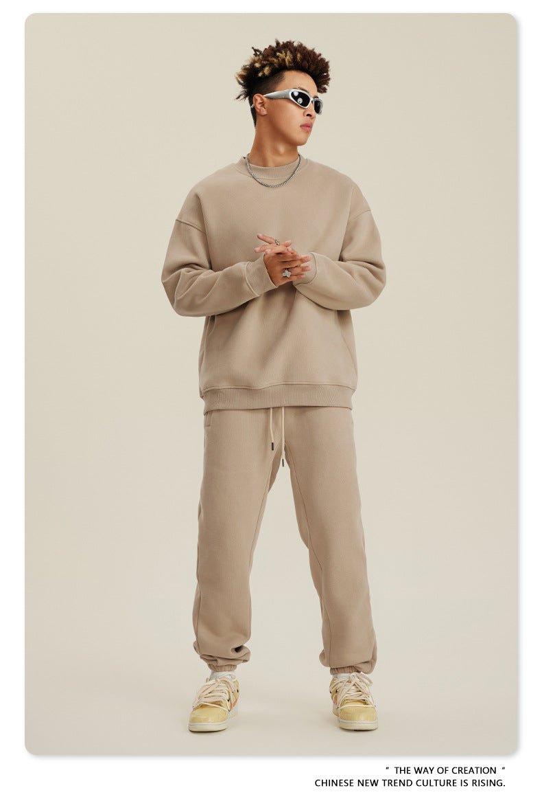 Fleece Sweatshirt and Sweatpants Set