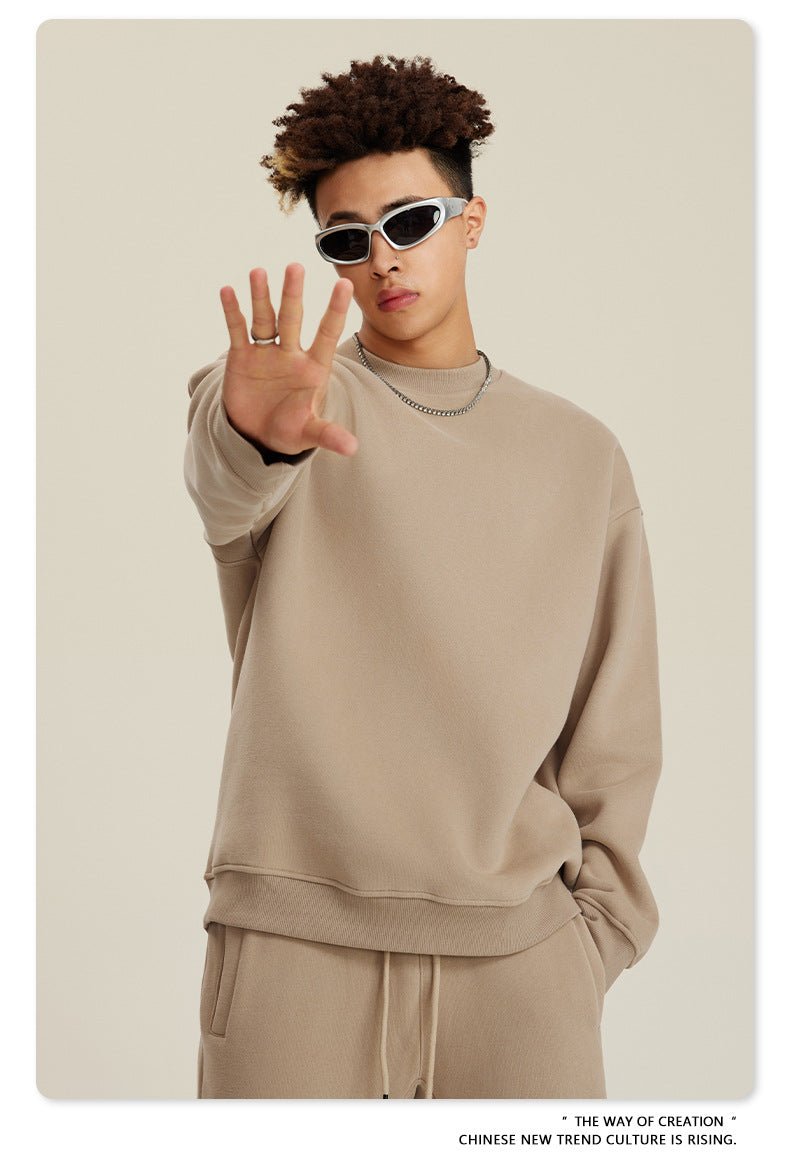 Fleece Sweatshirt and Sweatpants Set