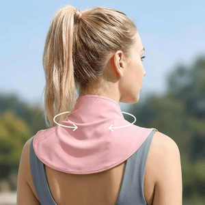 #pink Multi-directional protection for the chest and back of the neck
