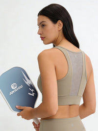 Women's Zip Front Sports Bra