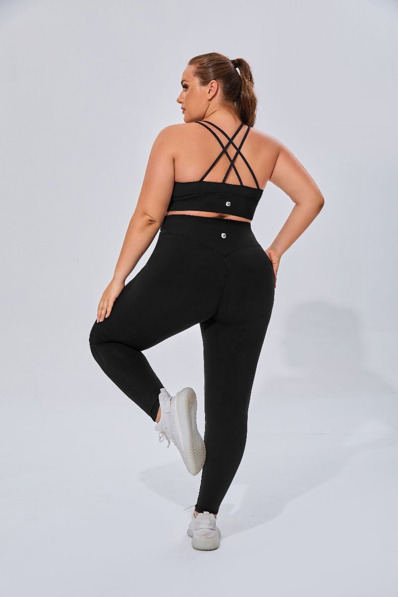 Plus Size High Waist Yoga Leggings