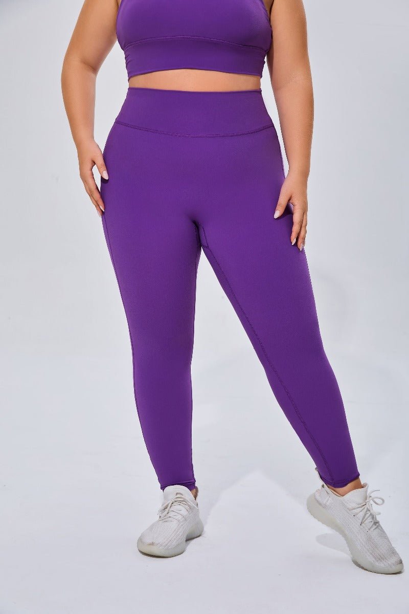 Plus Size High Waist Yoga Leggings