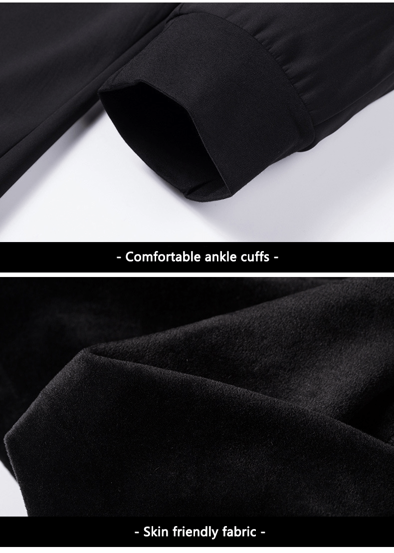 3 Area Heated Fleece Pants ankle cuffs 