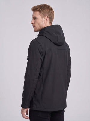#Black 3 Temperature Settings Winter Warm Hooded Outerwear