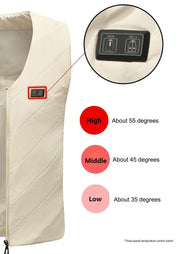 4 area Heated Gilet - Sidiou Group