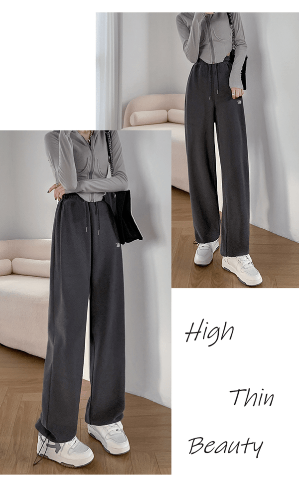 Women's Wide-Leg Cuffed Sweatpants
