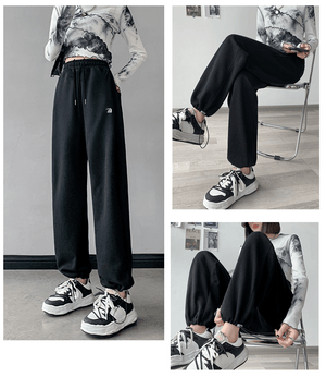 Women's Wide-Leg Cuffed Sweatpants