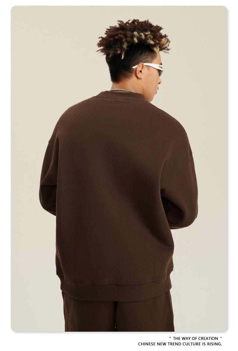 Fleece Sweatshirt and Sweatpants Set