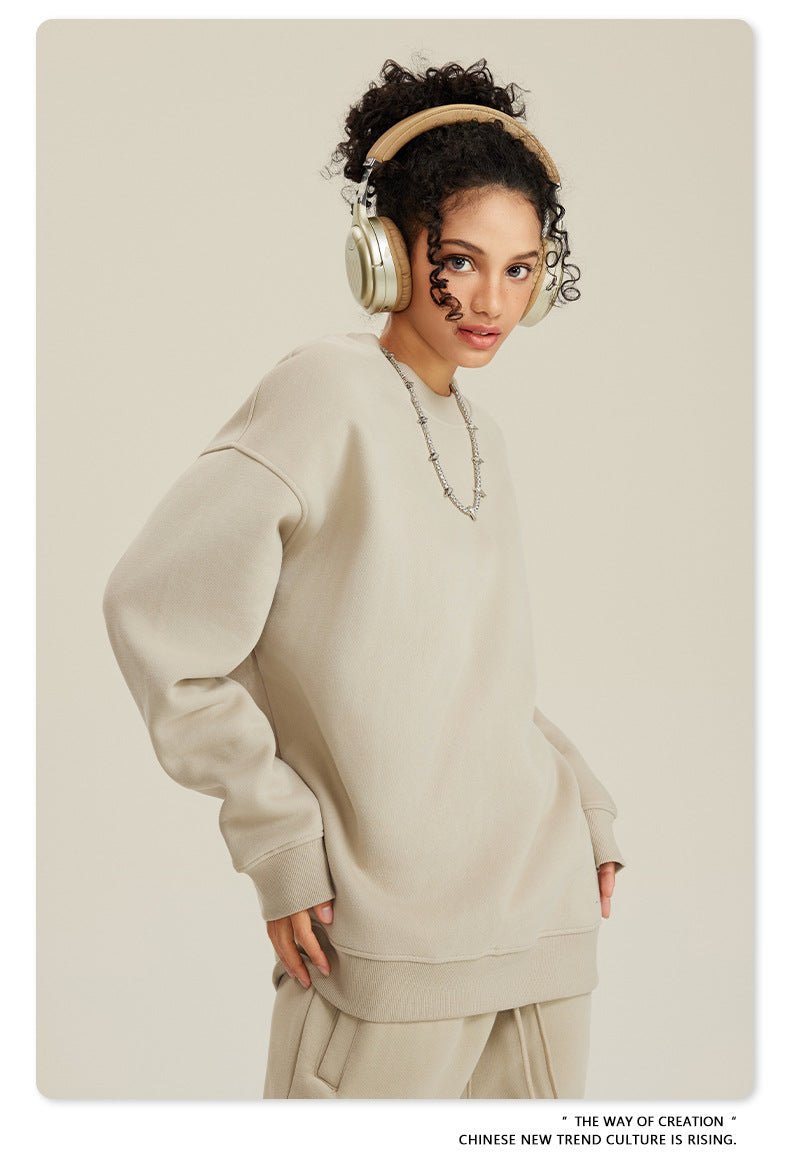 Fleece Sweatshirt and Sweatpants Set