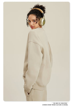 Fleece Sweatshirt and Sweatpants Set