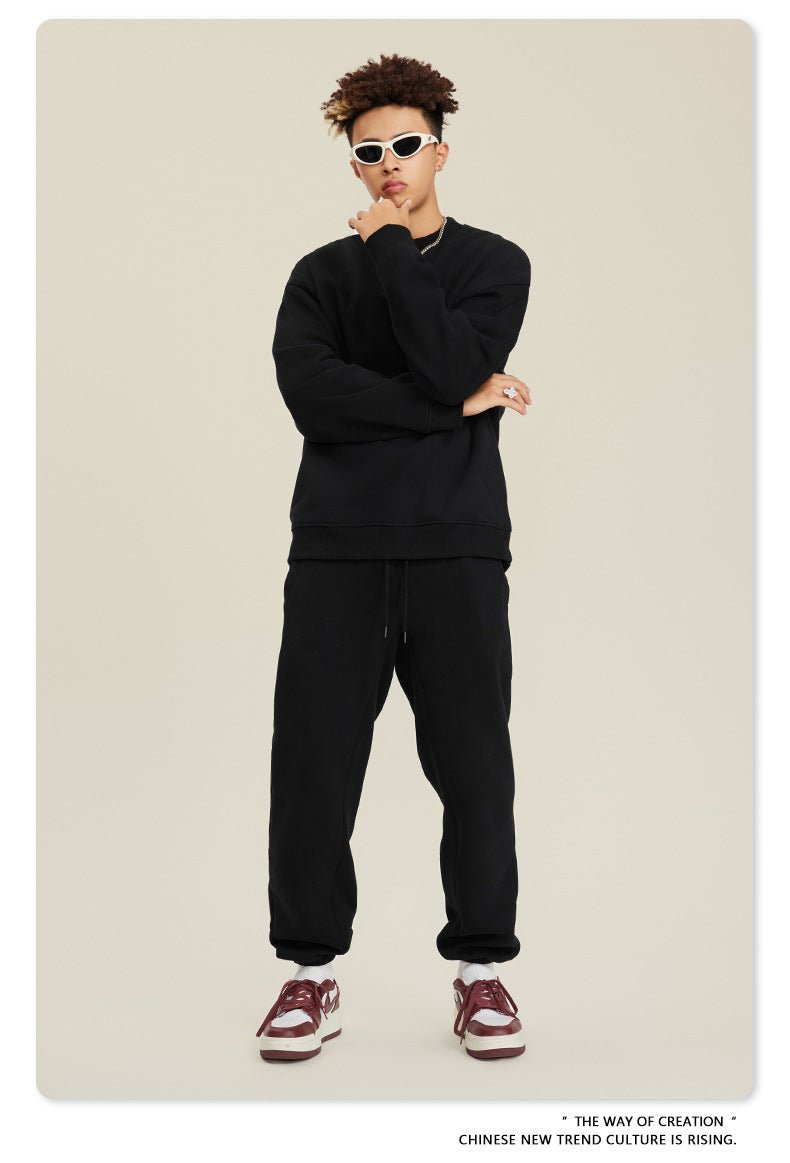 Fleece Sweatshirt and Sweatpants Set