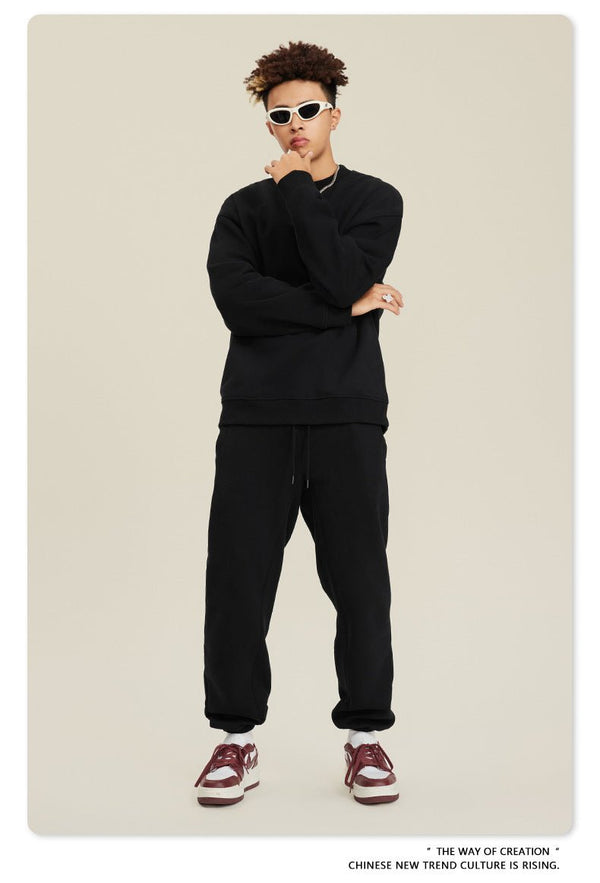 Fleece Sweatshirt and Sweatpants Set