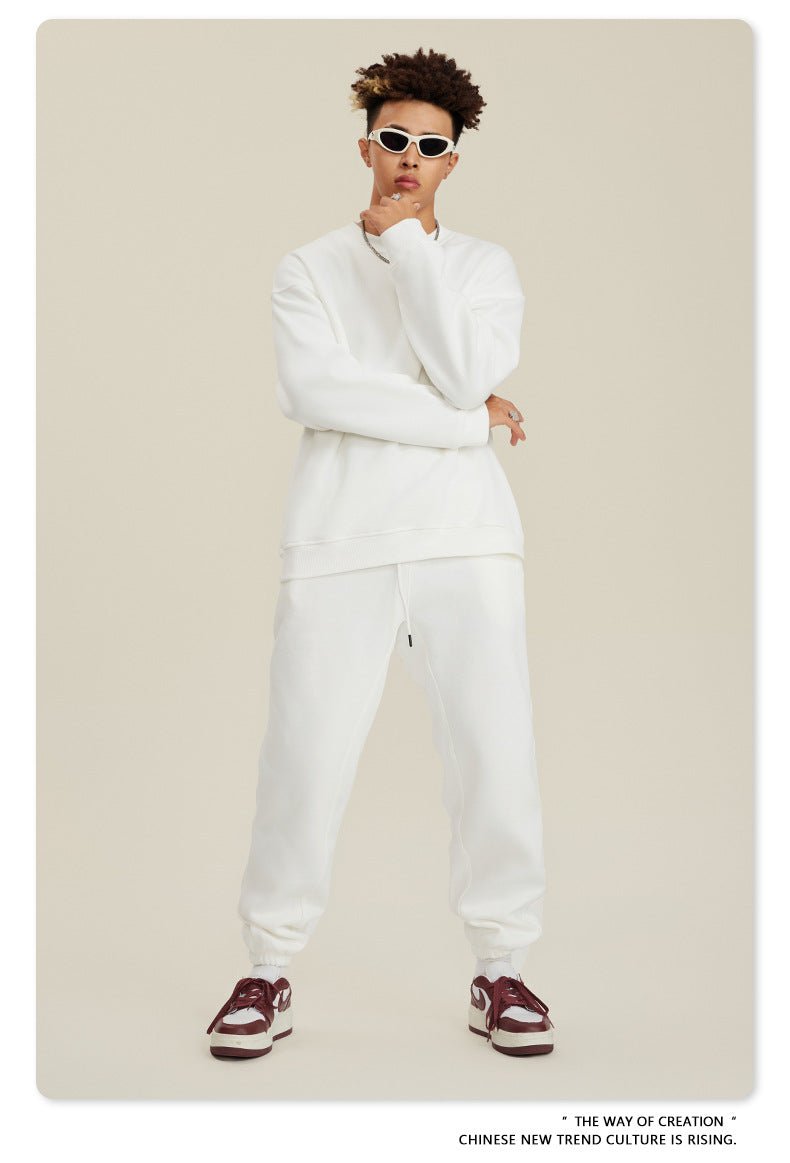 Fleece Sweatshirt and Sweatpants Set