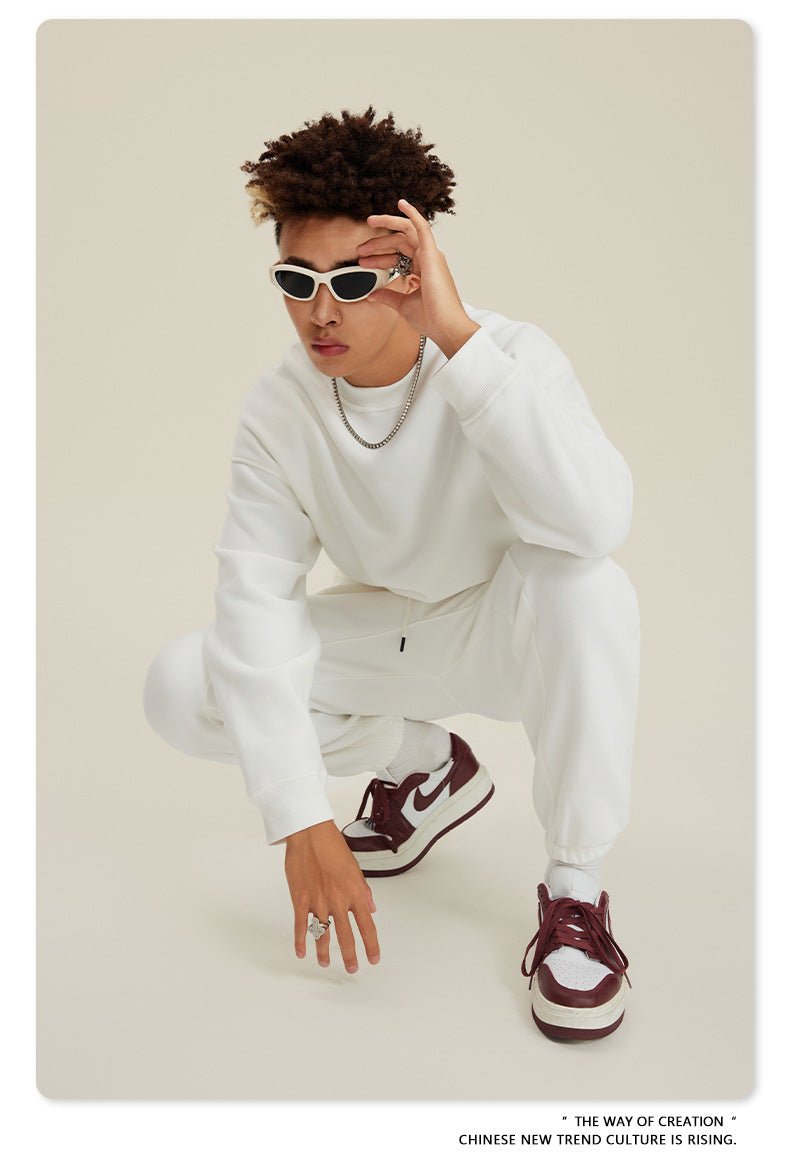 Fleece Sweatshirt and Sweatpants Set