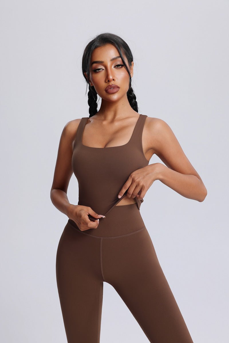 Wide Strap High-Support Yoga Bra