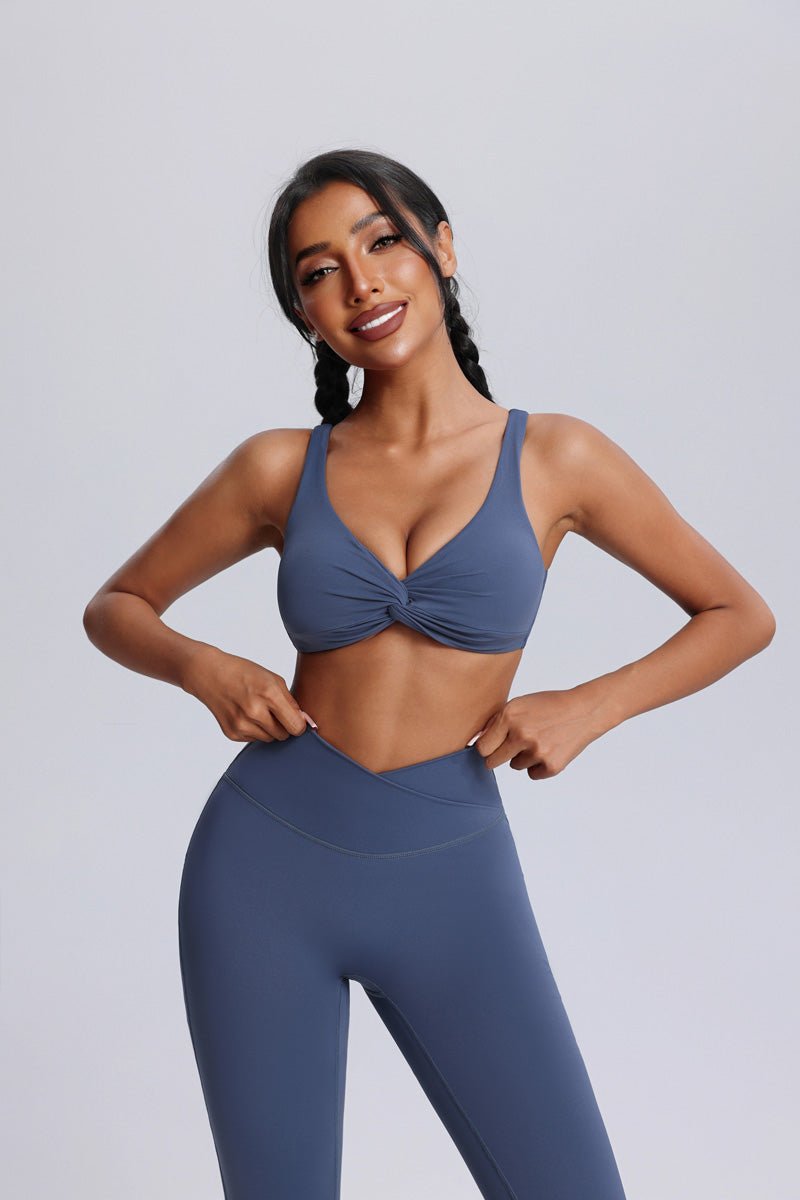 Twist Front Sports Bra