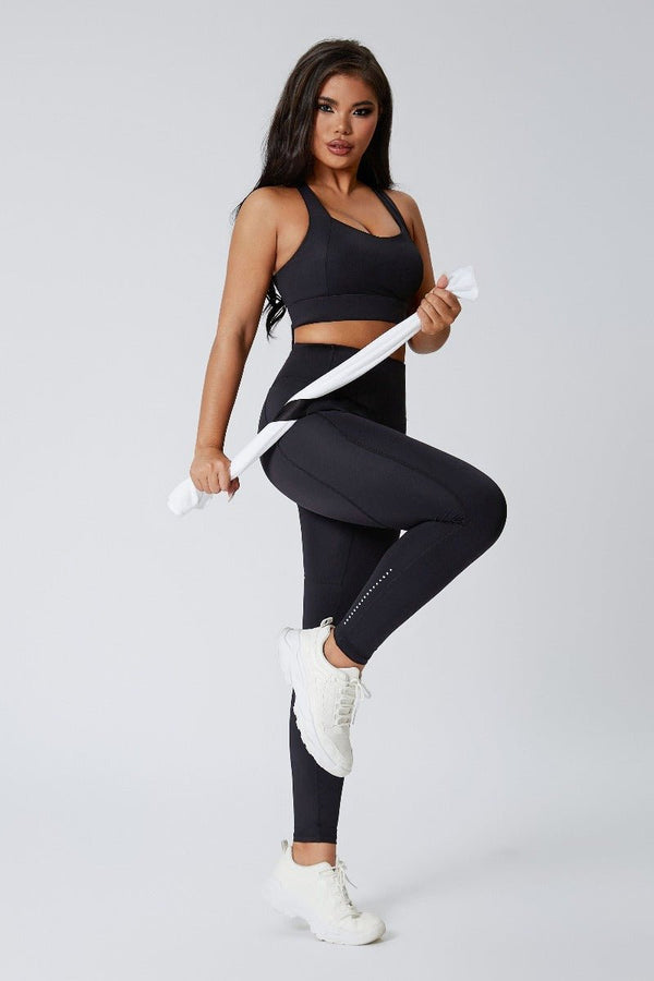 Women's #Black  Hip Lift Leggings butt lift by Anniou