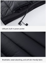 9 Area Dual Switch Heated Gilet - Sidiou Group