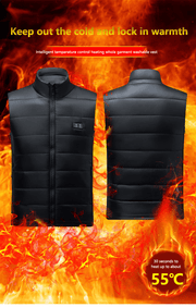 9 Area Dual Switch Heated Gilet - Sidiou Group