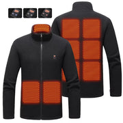 9 Area Heated Polar Fleece Jacket - Sidiou Group