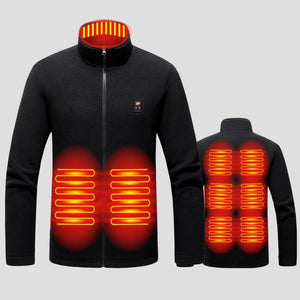 9 Area Heated Polar Fleece Jacket - Sidiou Group