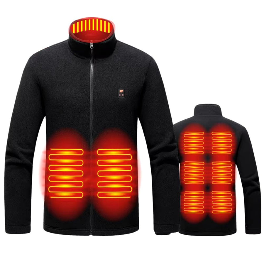 9 Area Heated Polar Fleece Jacket - Sidiou Group