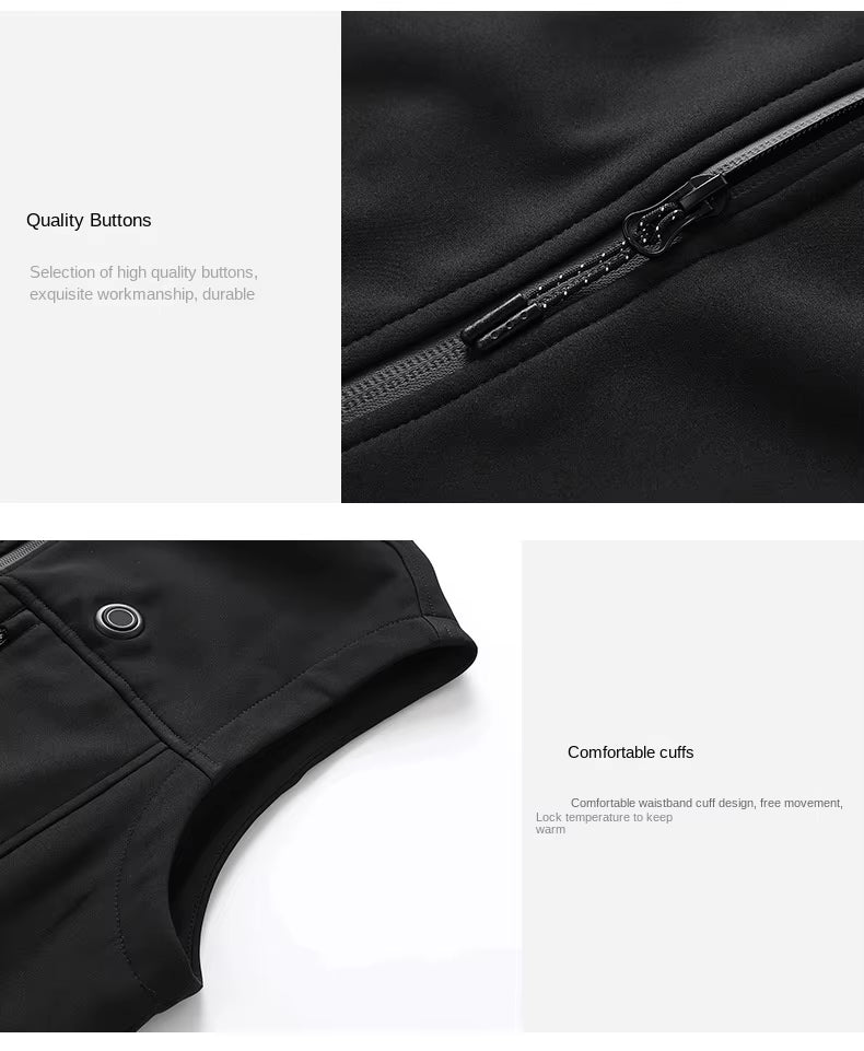 9 Area Softshell Heated Vest - Sidiou Group
