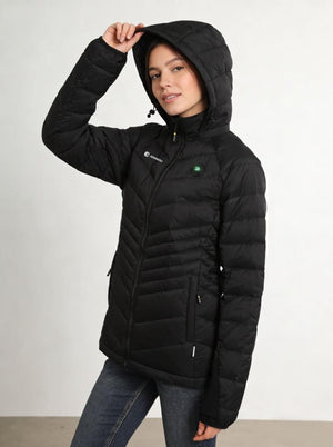 Women's Quilted Heated Puffer Jacket