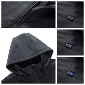 Adjustable Temperature Heated Softshell Coat