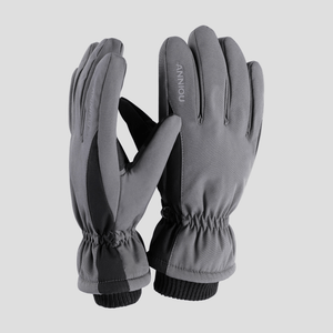 Anniou  grey and black Anti-Slip Touch Screen Winter Gloves