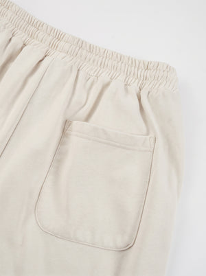 Back Pocket design with #White Reflective Stripe Straight Leg Sweatpants